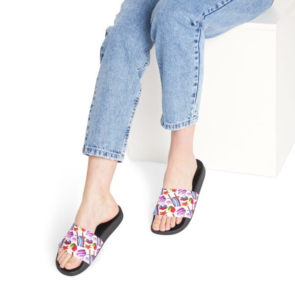 Beach Pattern Sandals, Summer Flip-Flops - Image 2