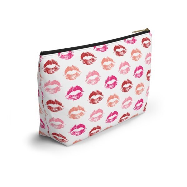 Lipstick Lips Accessory Pouch, Makeup Bag, Cosmetic Case, Travel Organizer, Gift for Her - Image 4