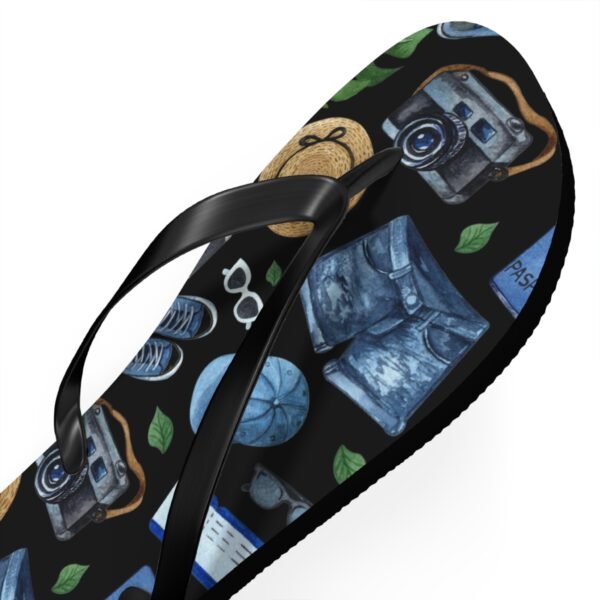 Vacation Pattern Flip Flops, Beach Summer Shoes - Image 16