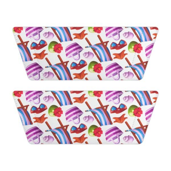 Beach Pattern Sandals, Summer Flip-Flops - Image 4