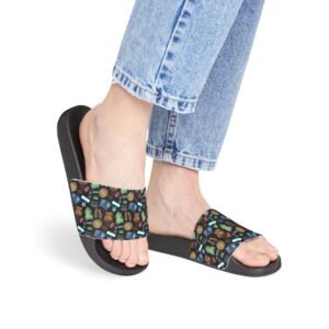 Sandals, Summer Vacation Pattern Removable Strap Sandals - Beachwear