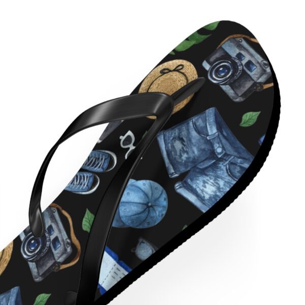 Vacation Pattern Flip Flops, Beach Summer Shoes - Image 11