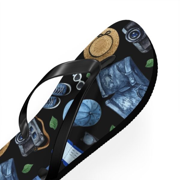 Vacation Pattern Flip Flops, Beach Summer Shoes - Image 7