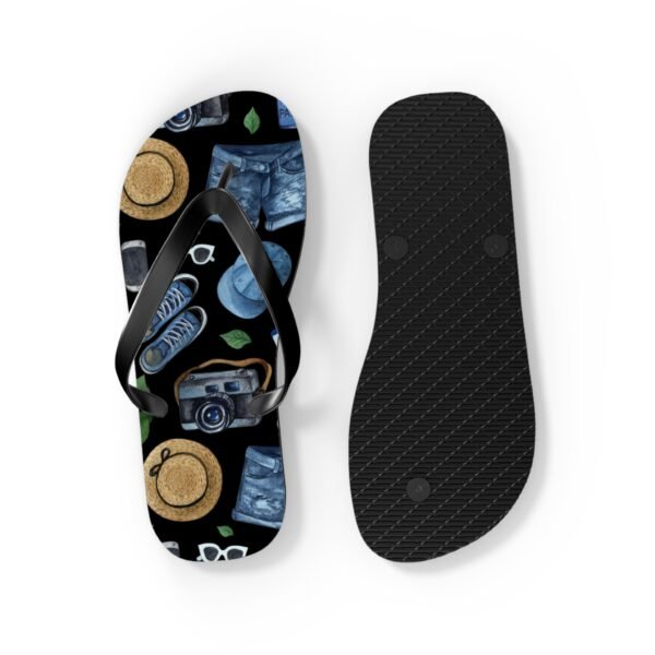 Vacation Pattern Flip Flops, Beach Summer Shoes - Image 6