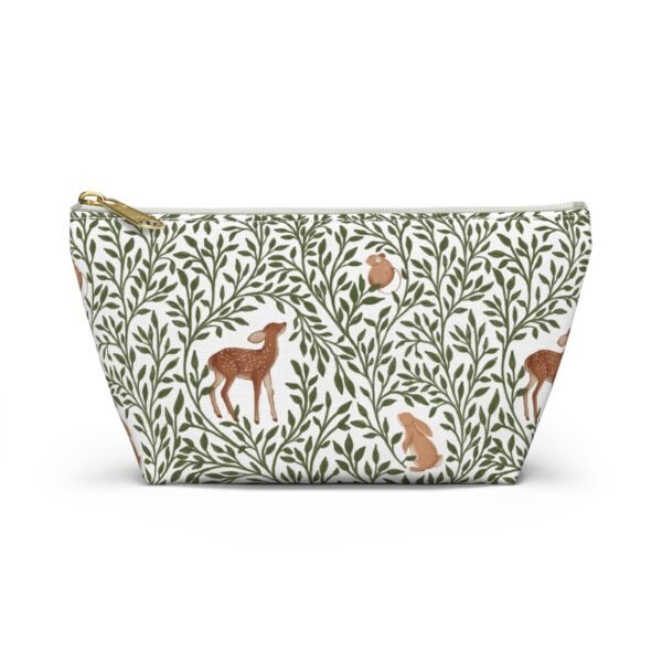 Forest Animal Pattern Accessory Pouch, T-Bottom Bag for Travel Organizing, Zipper Pouch, Small Makeup Bag, Toiletry Organizer, Cute Animal - Image 13