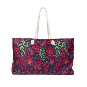 Colorful Floral Weekender Bag - Travel Duffel