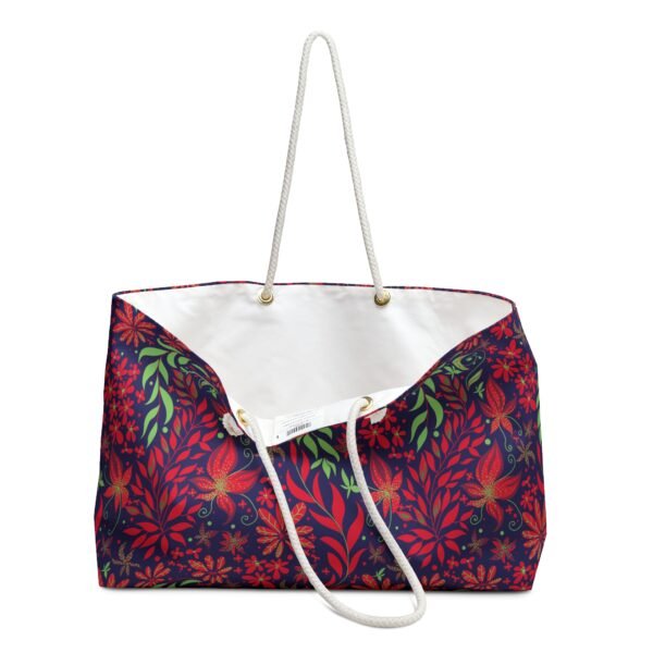 Colorful Floral Weekender Bag - Travel Duffel - Image 3