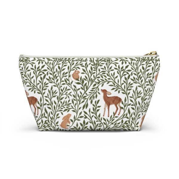 Forest Animal Pattern Accessory Pouch, T-Bottom Bag for Travel Organizing, Zipper Pouch, Small Makeup Bag, Toiletry Organizer, Cute Animal - Image 14