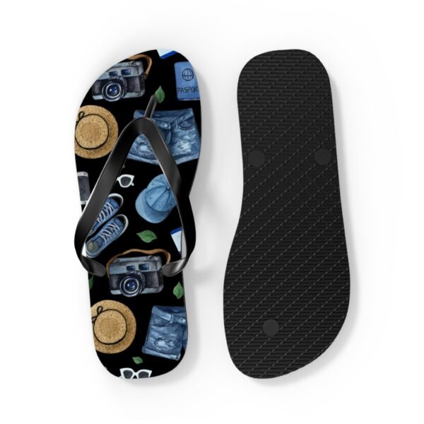 Vacation Pattern Flip Flops, Beach Summer Shoes - Image 10