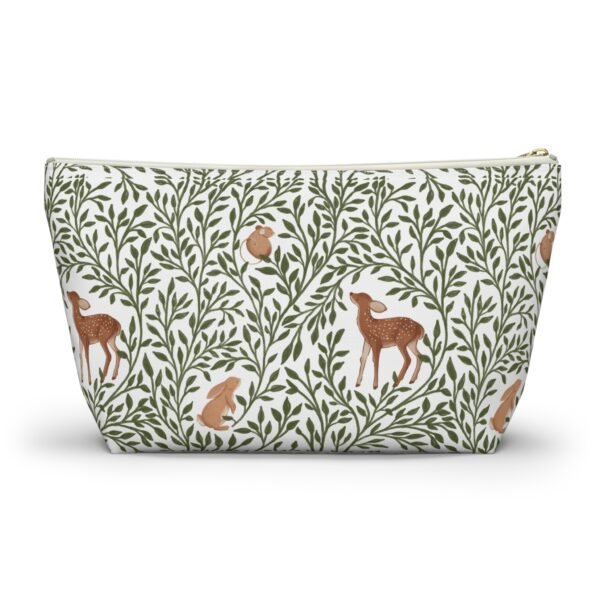 Forest Animal Pattern Accessory Pouch, T-Bottom Bag for Travel Organizing, Zipper Pouch, Small Makeup Bag, Toiletry Organizer, Cute Animal - Image 6