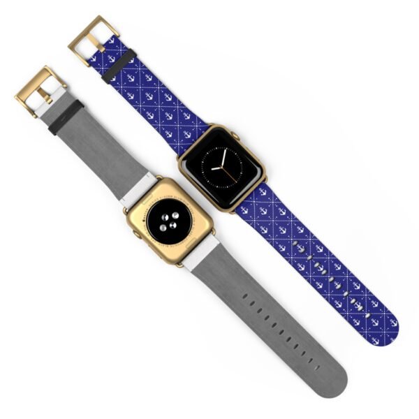 Nautical Anchor Watch Band, Apple Watch Accessory, Different Sizes and Colors, Anchor Design, Nautical Apple Watch Strap, Customizable Watch - Image 27