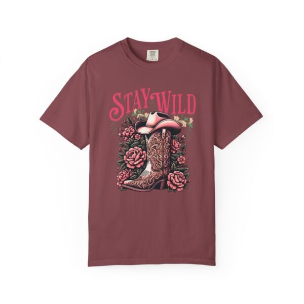 Stay Wild Cowgirl Unisex Garment-Dyed T-shirt, Comfort Colors Tee, Western Style Shirt, Boho Graphic Top, Rodeo Apparel - Image 83
