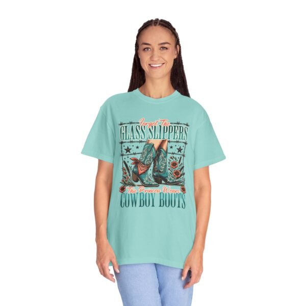 Princess Wears Cowboy Boots Unisex T-Shirt, Forget Glass Slippers Tee, Comfort Colors Shirt, Western Princess Top, Gift for Cowgirl - Image 37