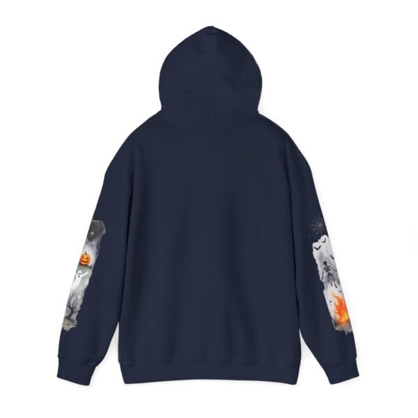 Halloween Spooky Scene Hoodie, Scary Gildan Sweatshirt, Halloween Print, Unisex Cozy Hoodie, Spooky Sweatshirt - Image 66