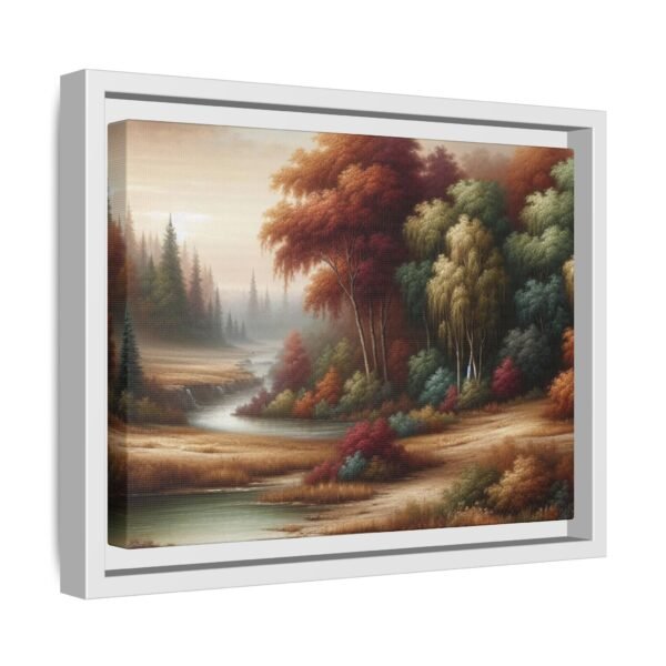 Canvas Wall Art, Beautiful Autumn Stream, Nature Landscape Decor, Framed Print, Multi-color Painting, Home Decor - Image 22