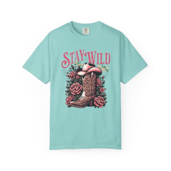 Stay Wild Cowgirl Unisex Garment-Dyed T-shirt, Comfort Colors Tee, Western Style Shirt, Boho Graphic Top, Rodeo Apparel - Image 35