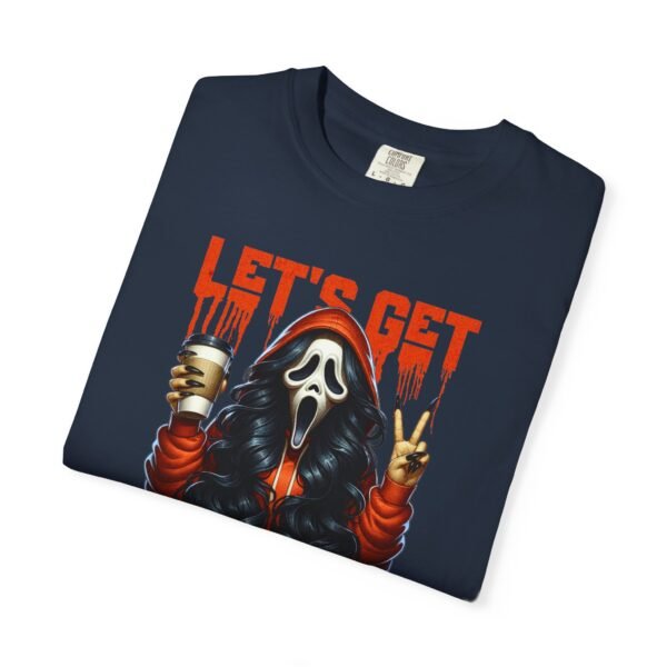 Let's Get Spooky Halloween Girl Comfort Colors T-Shirt, Coffee Lover Tee, Unisex Garment-Dyed Shirt - Image 62