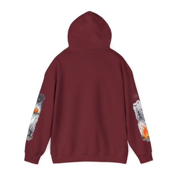 Halloween Spooky Scene Hoodie, Scary Gildan Sweatshirt, Halloween Print, Unisex Cozy Hoodie, Spooky Sweatshirt - Image 90