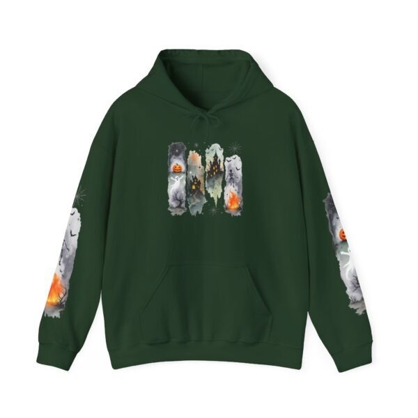 Halloween Spooky Scene Hoodie, Scary Gildan Sweatshirt, Halloween Print, Unisex Cozy Hoodie, Spooky Sweatshirt - Image 40