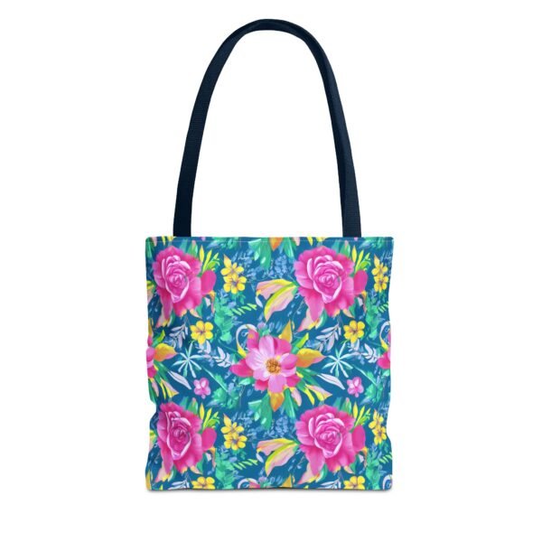 Floral Tote Bag, Colorful Flower Canvas Shopping Bag, Botanical Print Beach Tote, Reusable Grocery Bag, Gift for Garden Lovers - Image 49