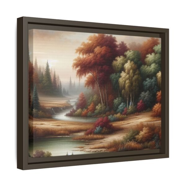 Canvas Wall Art, Beautiful Autumn Stream, Nature Landscape Decor, Framed Print, Multi-color Painting, Home Decor - Image 26
