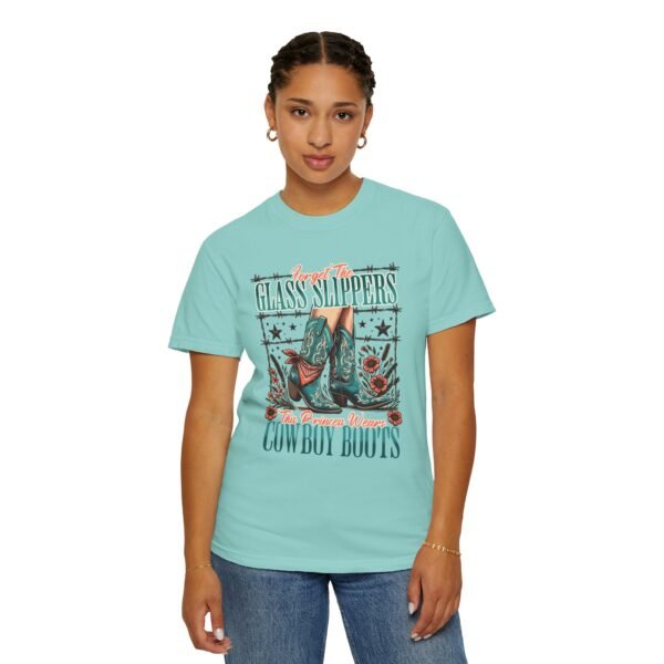 Princess Wears Cowboy Boots Unisex T-Shirt, Forget Glass Slippers Tee, Comfort Colors Shirt, Western Princess Top, Gift for Cowgirl - Image 38