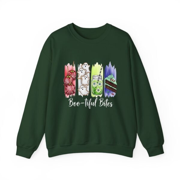 Bootiful Bites Halloween Sweatshirt, Unisex Gildan Crewneck Hoodie, Spooky Fall Clothing, Trick or Treat Apparel, Funny October Tee - Image 28