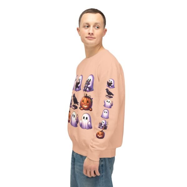 Ghost, Cats and Raven Edgar Allen Poe Halloween Sweatshirt, Spooky Book Lover Gift, Comfort Colors Crewneck - Image 18