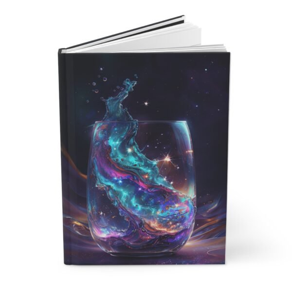 Cosmic Glass Hardcover Journal Matte - Colorful Notebook for Writing, Sketching & Doodling, Galaxy Inspired Diary, Bullet Journal Gift, - Image 3