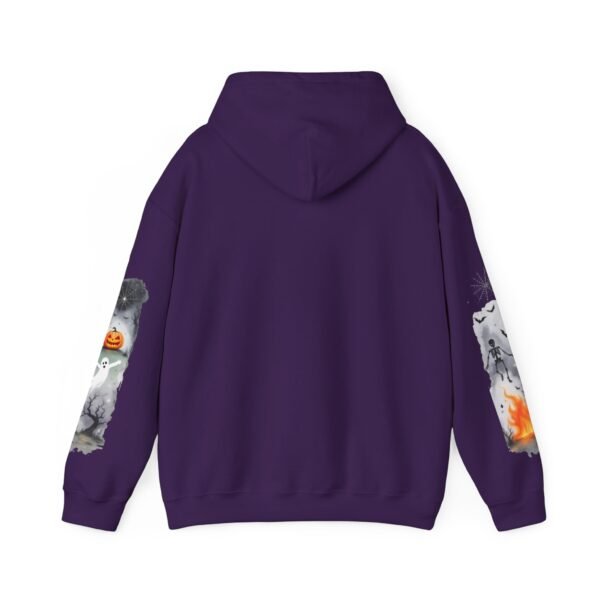 Halloween Spooky Scene Hoodie, Scary Gildan Sweatshirt, Halloween Print, Unisex Cozy Hoodie, Spooky Sweatshirt - Image 73