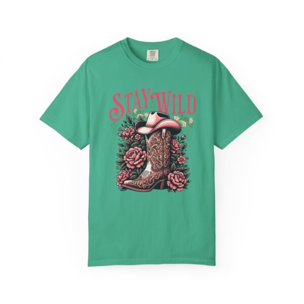 Stay Wild Cowgirl Unisex Garment-Dyed T-shirt, Comfort Colors Tee, Western Style Shirt, Boho Graphic Top, Rodeo Apparel - Image 29