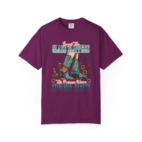 Princess Wears Cowboy Boots Unisex T-Shirt, Forget Glass Slippers Tee, Comfort Colors Shirt, Western Princess Top, Gift for Cowgirl - Image 90