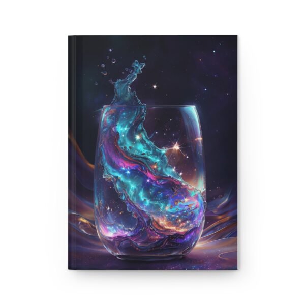 Cosmic Glass Hardcover Journal Matte - Colorful Notebook for Writing, Sketching & Doodling, Galaxy Inspired Diary, Bullet Journal Gift, - Image 6
