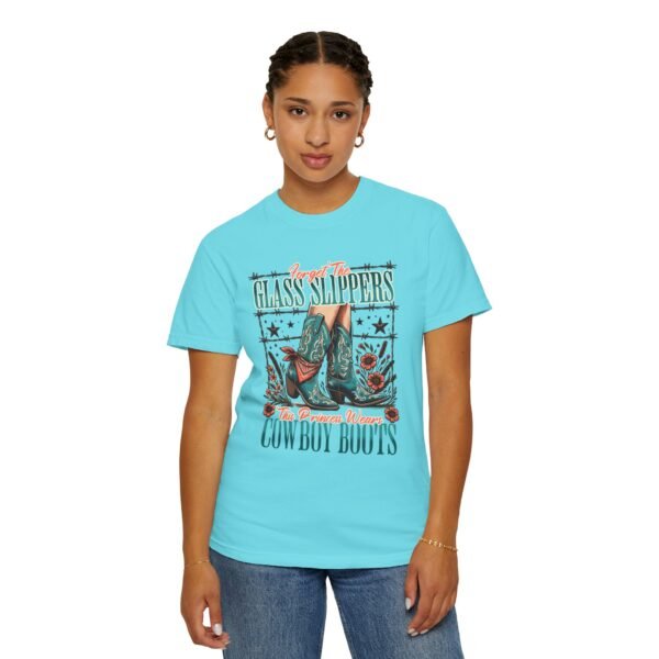 Princess Wears Cowboy Boots Unisex T-Shirt, Forget Glass Slippers Tee, Comfort Colors Shirt, Western Princess Top, Gift for Cowgirl - Image 45
