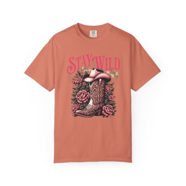 Stay Wild Cowgirl Unisex Garment-Dyed T-shirt, Comfort Colors Tee, Western Style Shirt, Boho Graphic Top, Rodeo Apparel - Image 17