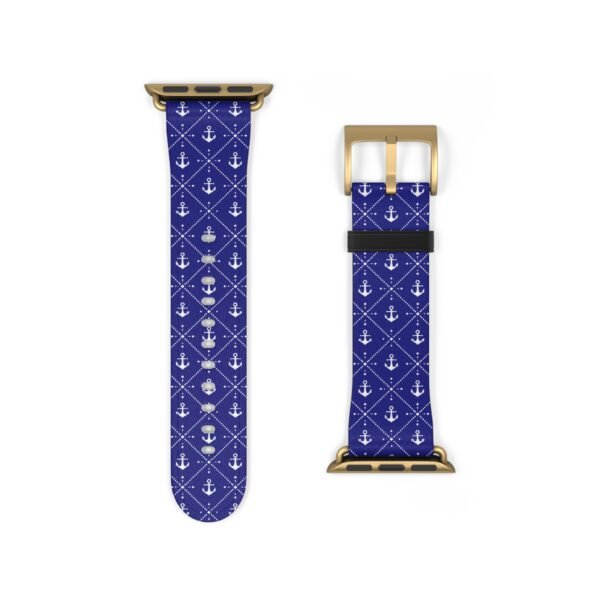 Nautical Anchor Watch Band, Apple Watch Accessory, Different Sizes and Colors, Anchor Design, Nautical Apple Watch Strap, Customizable Watch - Image 18