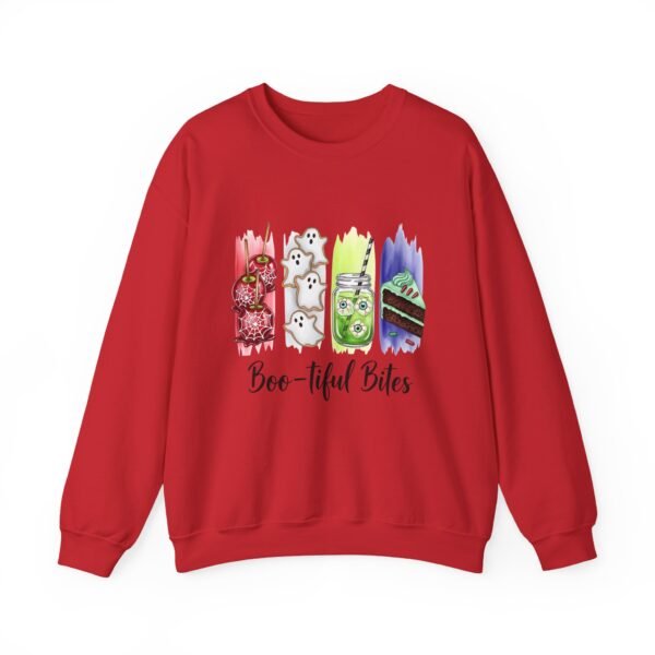 Bootiful Bites Halloween Sweatshirt, Unisex Gildan Crewneck Hoodie, Spooky Fall Clothing, Trick or Treat Apparel, Funny October Tee - Image 46