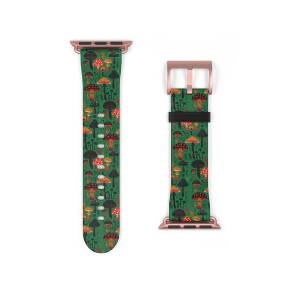Mushroom Pattern Watch Band, Cottage Core Apple watch Band - Image 22