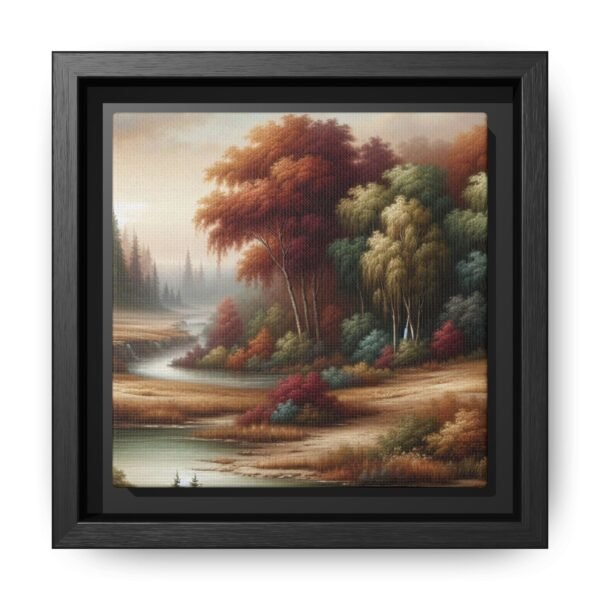 Canvas Wall Art, Beautiful Autumn Stream, Nature Landscape Decor, Framed Print, Multi-color Painting, Home Decor - Image 73