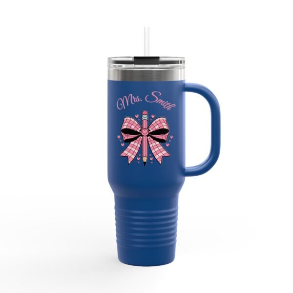 Personalized Teacher Tumbler, Insulated Travel Mug for Teachers - Image 3