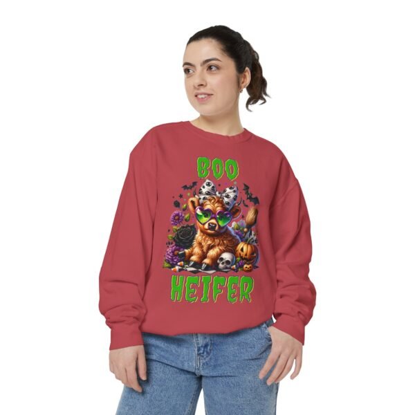 Highland Cow Halloween Sweatshirt, Boo Heifer Comfort Colors sweatshirt - Image 55
