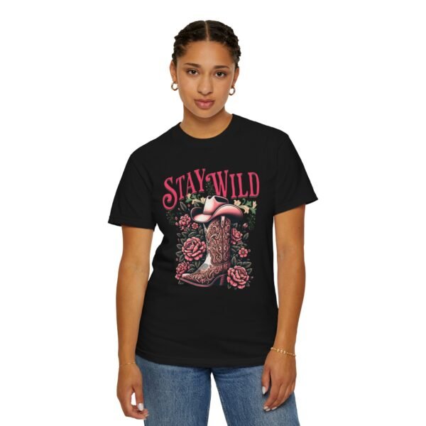 Stay Wild Cowgirl Unisex Garment-Dyed T-shirt, Comfort Colors Tee, Western Style Shirt, Boho Graphic Top, Rodeo Apparel - Image 56