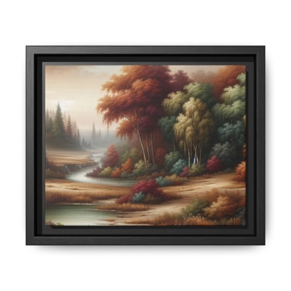 Canvas Wall Art, Beautiful Autumn Stream, Nature Landscape Decor, Framed Print, Multi-color Painting, Home Decor - Image 49