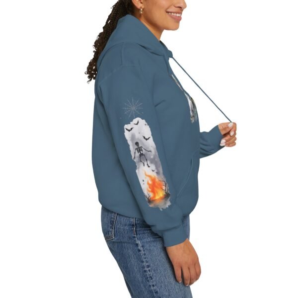 Halloween Spooky Scene Hoodie, Scary Gildan Sweatshirt, Halloween Print, Unisex Cozy Hoodie, Spooky Sweatshirt - Image 53