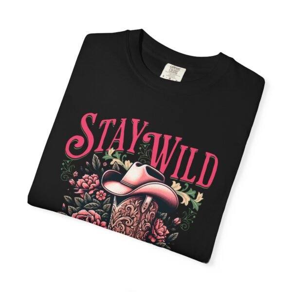 Stay Wild Cowgirl Unisex Garment-Dyed T-shirt, Comfort Colors Tee, Western Style Shirt, Boho Graphic Top, Rodeo Apparel - Image 55