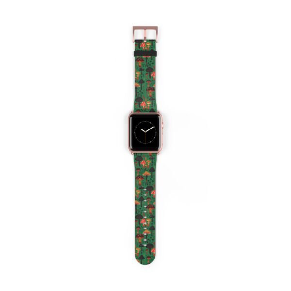 Mushroom Pattern Watch Band, Cottage Core Apple watch Band - Image 29