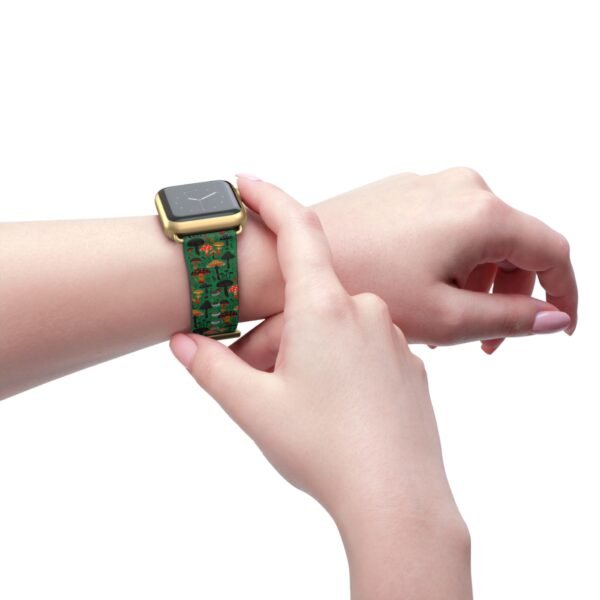 Mushroom Pattern Watch Band, Cottage Core Apple watch Band - Image 20