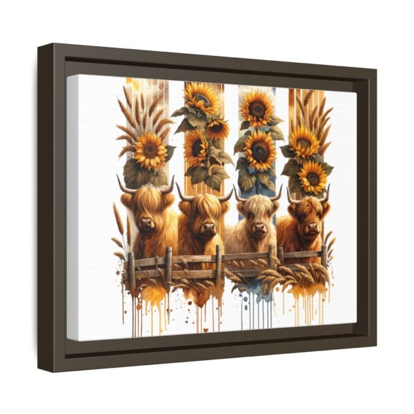 Highland Cow Sunflower Wall Art, Canvas Print, Framed Wall Decor, Farmhouse Home Decor, Country Living Room Decor - Image 18