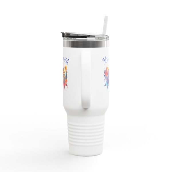 Personalized Teacher Insulated Travel Mug, Custom 40oz Tumbler Gift for Educators - Image 4