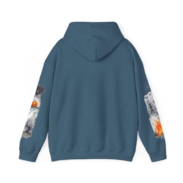 Halloween Spooky Scene Hoodie, Scary Gildan Sweatshirt, Halloween Print, Unisex Cozy Hoodie, Spooky Sweatshirt - Image 49